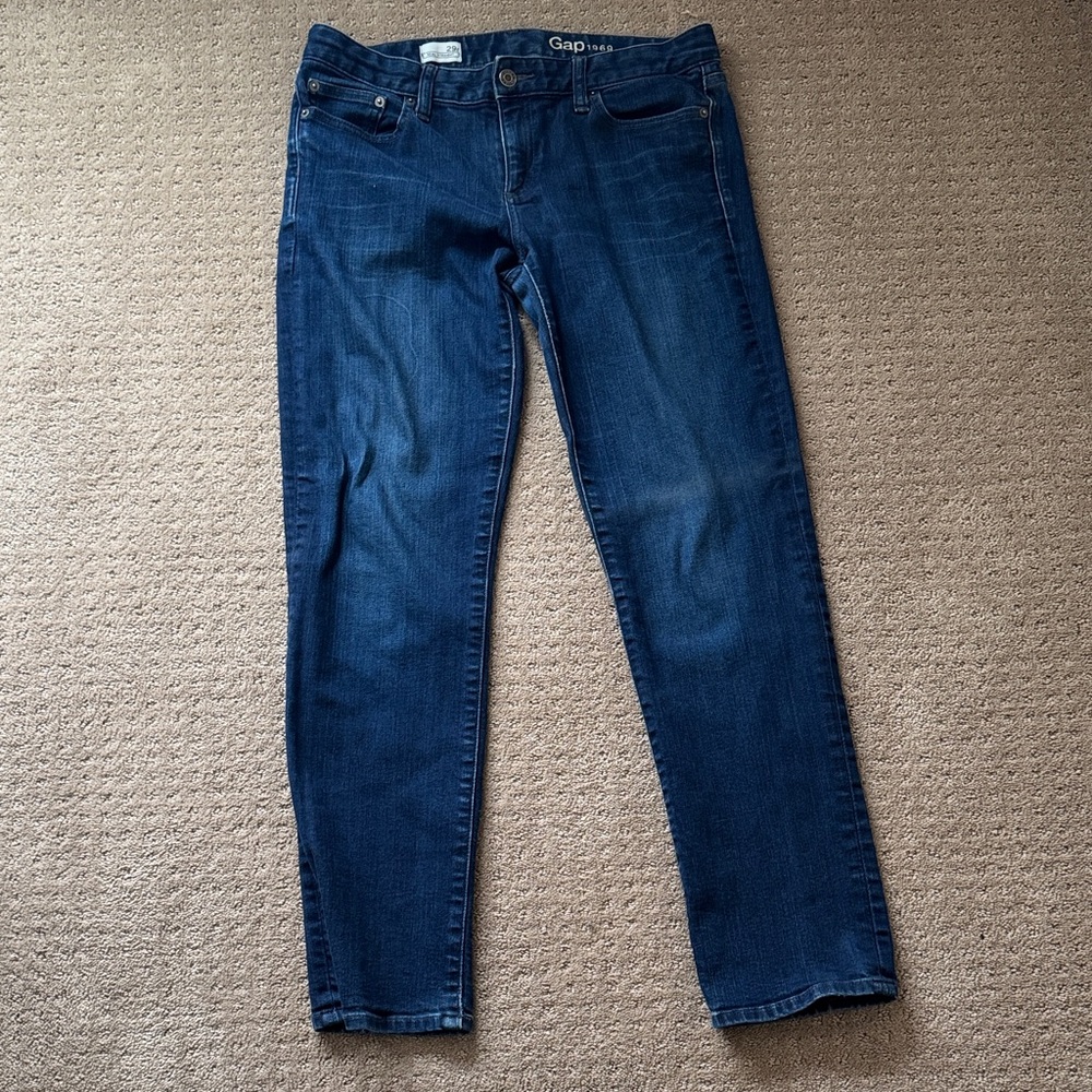 GAP Women's Dark Blue Real Straight Jeans Size 29r